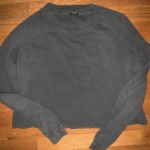 Brandy Melville thermal olive long sleeve